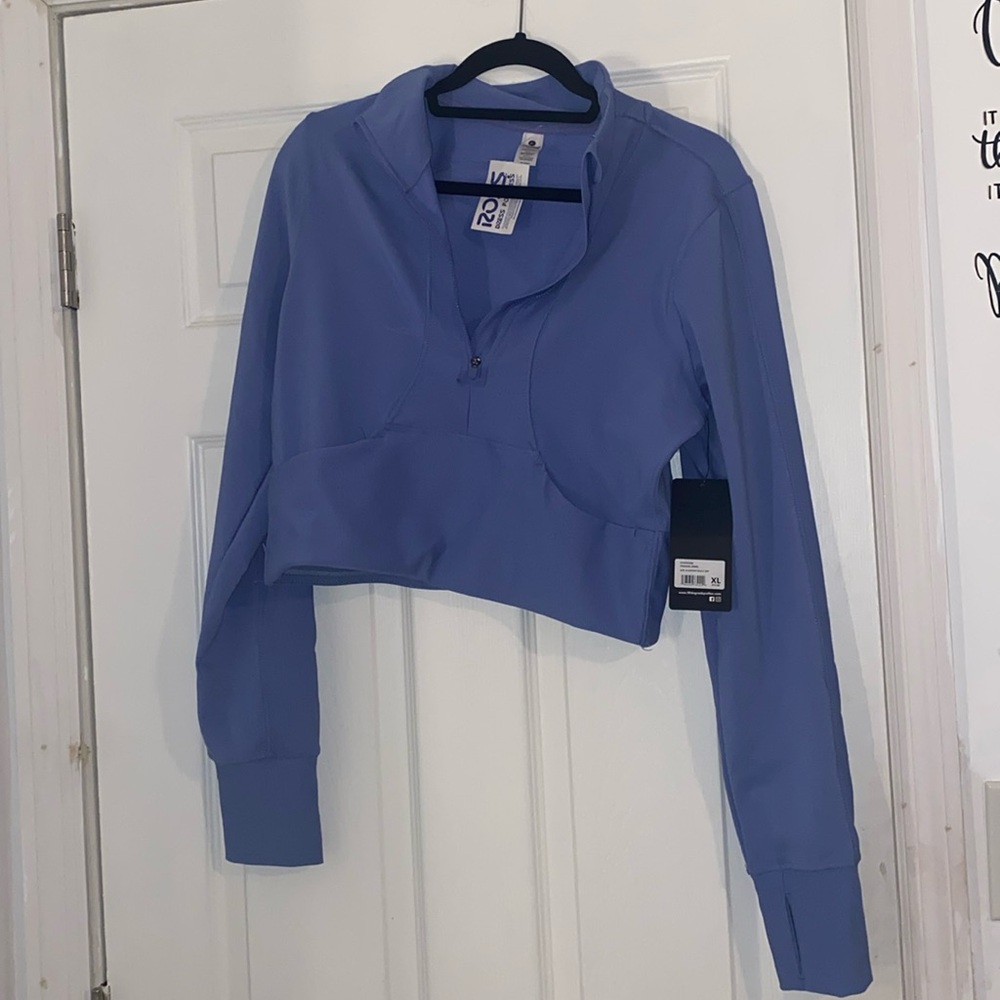 90 Degree by Reflex Vortex Rib Academy Crop Top Jacket